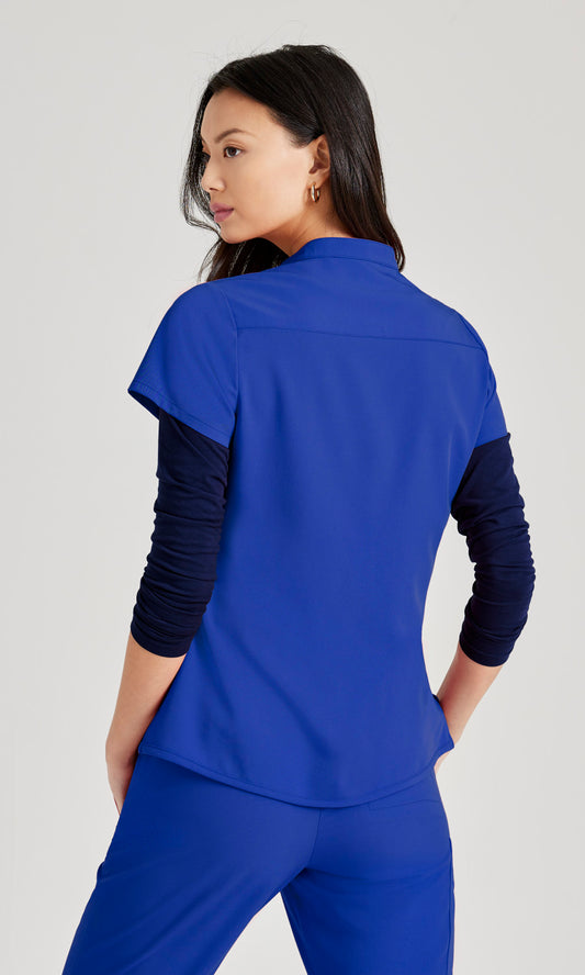 Barco Unify BUT163 Mission Scrub Top New Royal