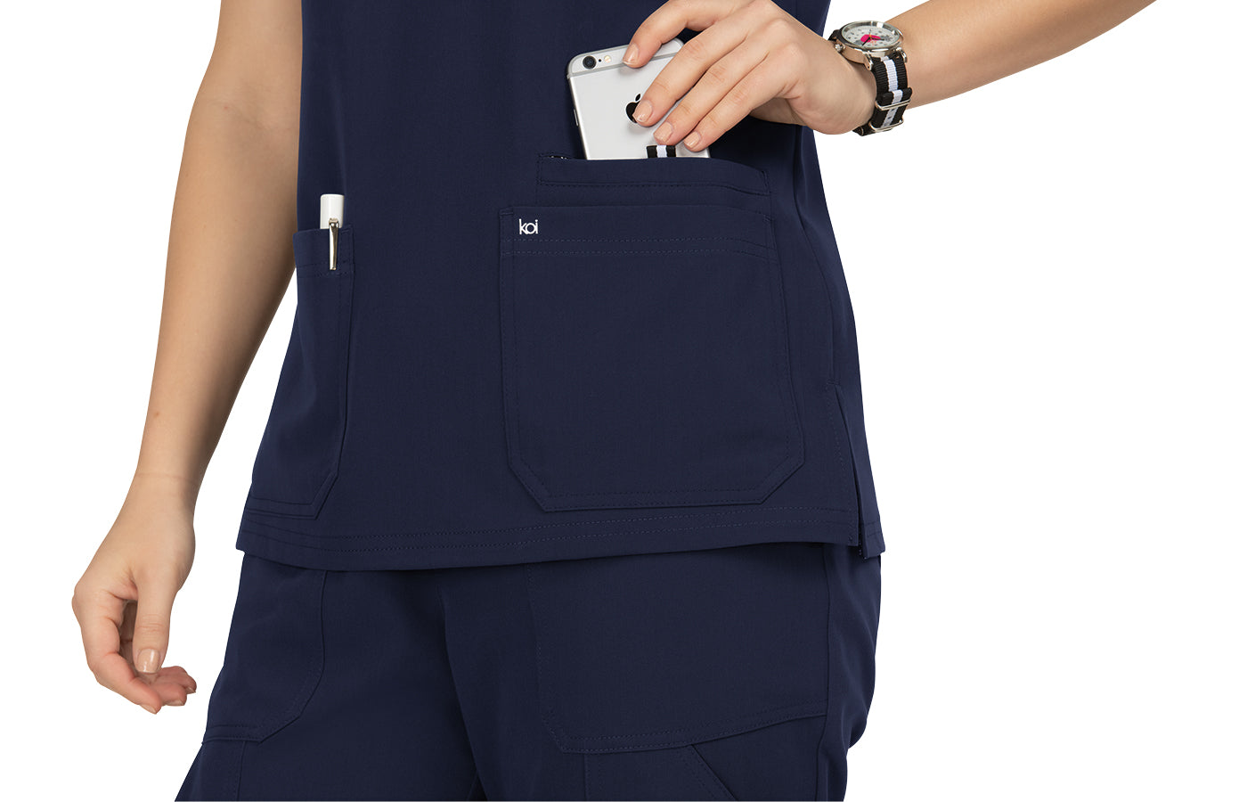 Next Gen 1019 Hustle and Heart Top Navy