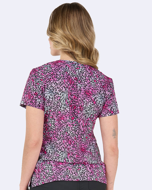 Ava Therese 1054 Audrey Top Pink & Wild