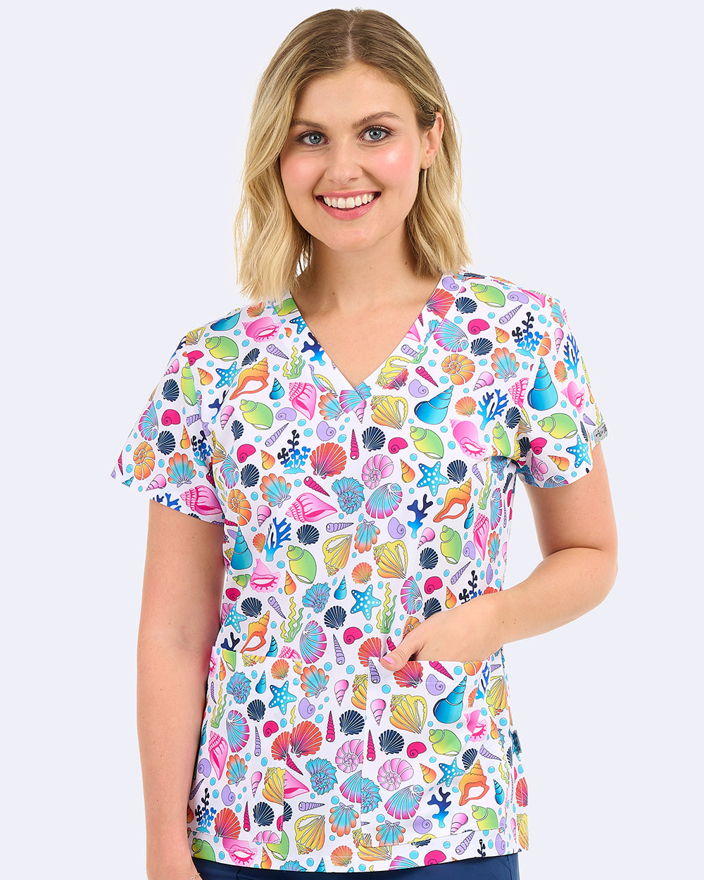 Ava Therese 1054 Audrey Top Shimmering Shells