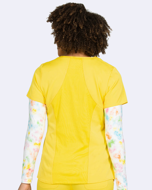 Ava Therese 1084 Ava Back Knit Top Blazing Yellow