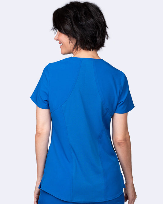 Ava Therese 1084 Ava Back Knit Top Royal