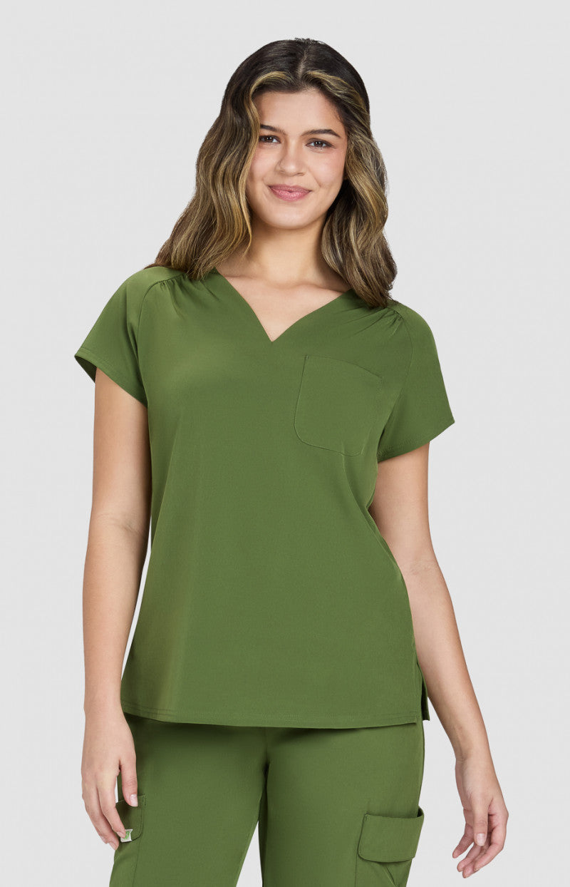 Planet Koi 1118 Kailani Top Martini Olive