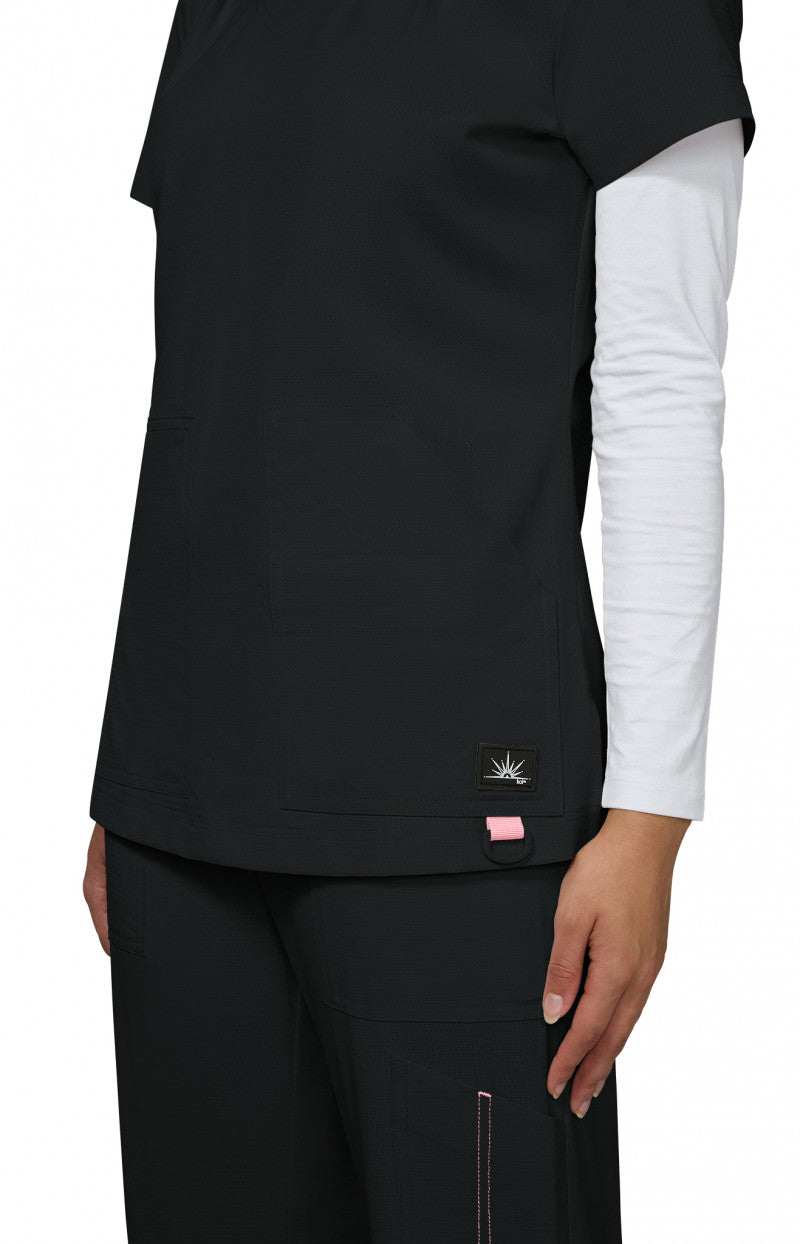 Solis 1129 Sari Top Black