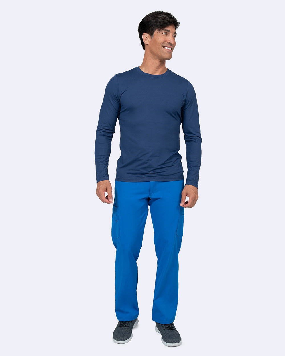 Zavate 1144 Thomas Brushed Knit Tee Shirt Navy