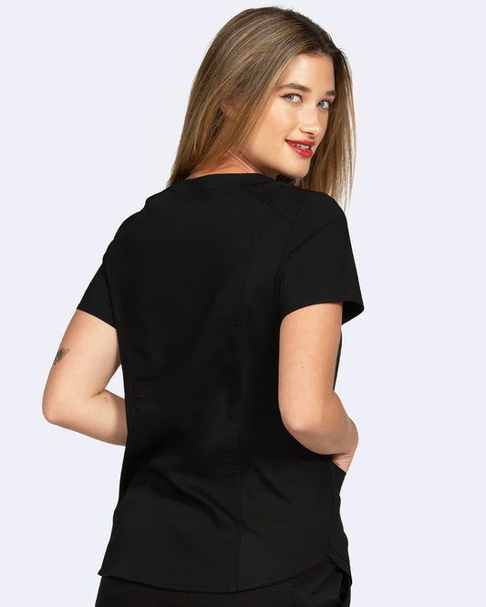 Zoe Alexandra 1148 Soho Side Knit Top Black