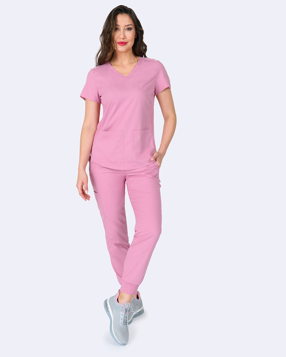 Zoe Alexandra 1148 Soho Side Knit Top Dusty Rose