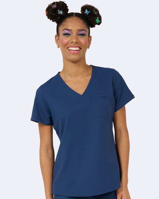 Studio 1169 Elevate Tuck-In Top Navy