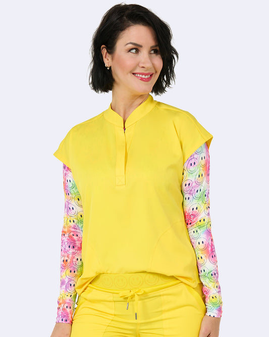 Ava Therese 1176 Piper Tuck In Top Blazing Yellow