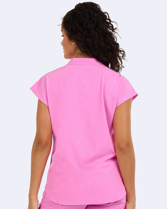 Ava Therese 1176 Piper Tuck In Top Jaquard Bubble Gum