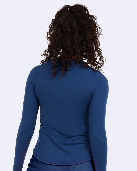 Ava Therese 1193 Tiffany Knit Tee Navy