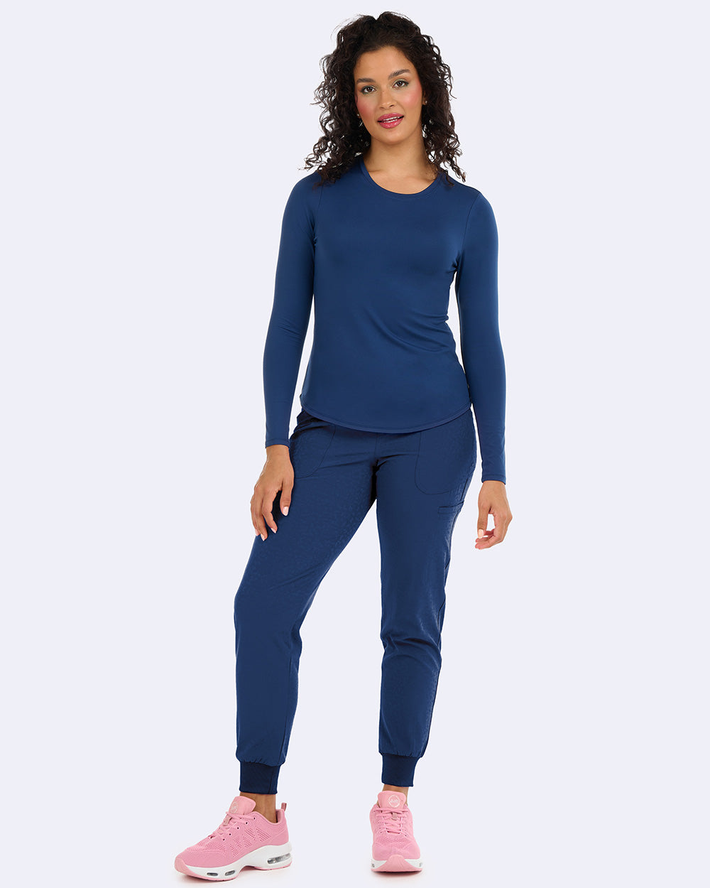 Ava Therese 1193 Tiffany Knit Tee Navy