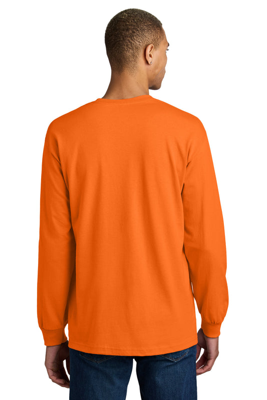 American Apparel Heavyweight Unisex Long Sleeve T-Shirt 1304 Orange