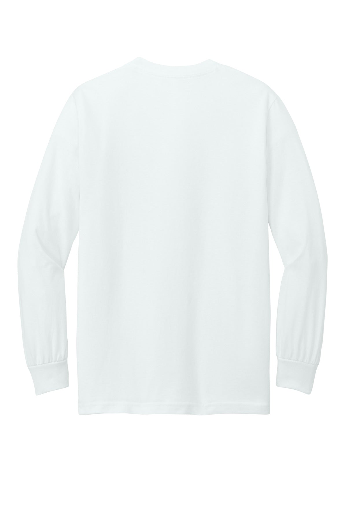 American Apparel Heavyweight Unisex Long Sleeve T-Shirt 1304 White