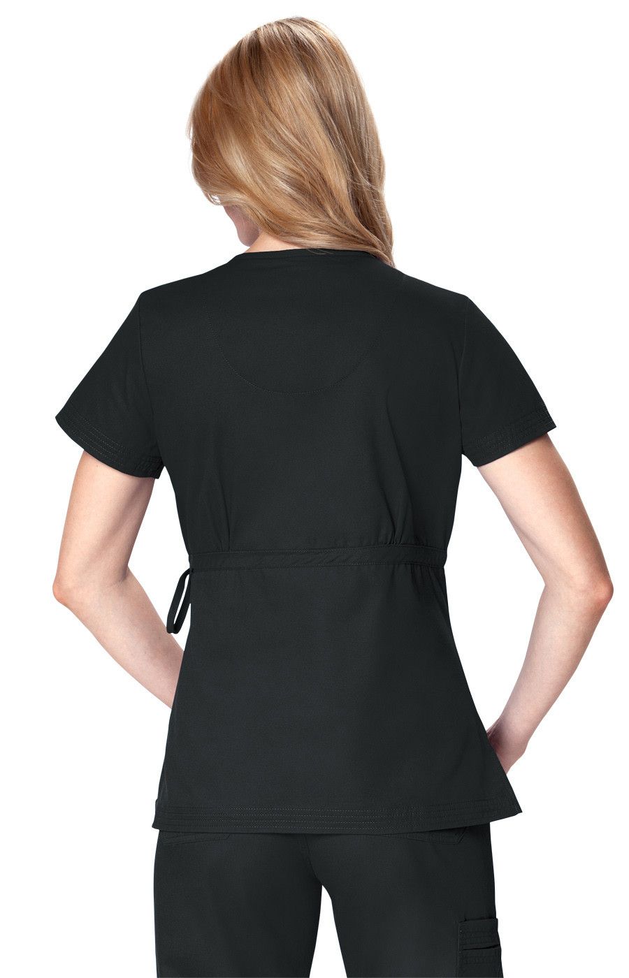 Classics Katelyn Women's 2-Pocket Scrub Top Black