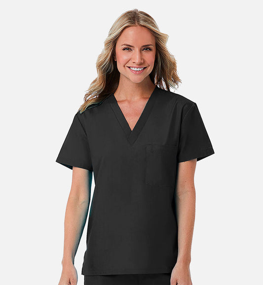 Redpanda 1706 Unisex V-Neck Top Black