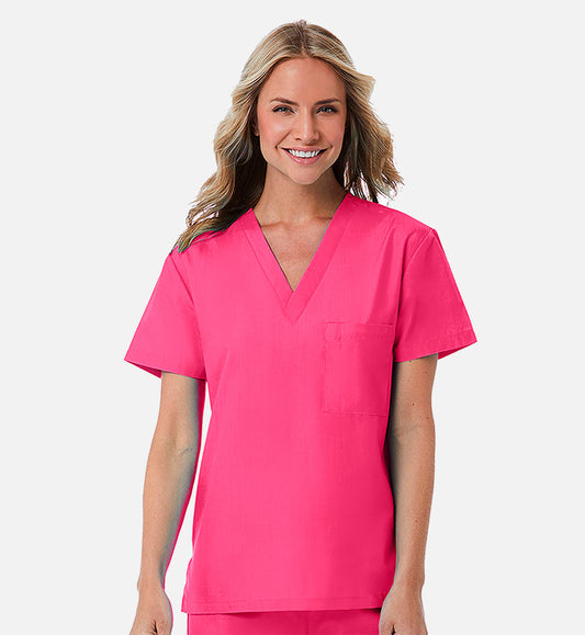 Redpanda 1706 Unisex V-Neck Top Candy Pink