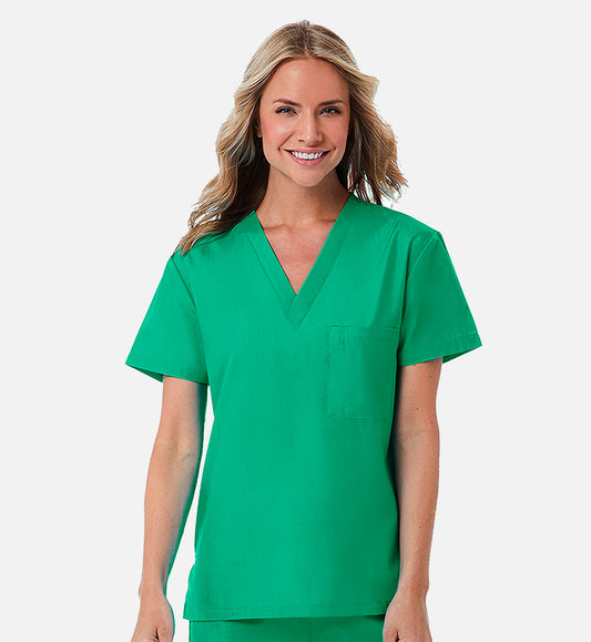 Redpanda 1706 Unisex V-Neck Top Surgical Green