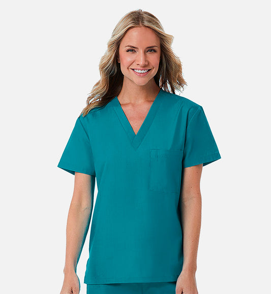Redpanda 1706 Unisex V-Neck Top Teal