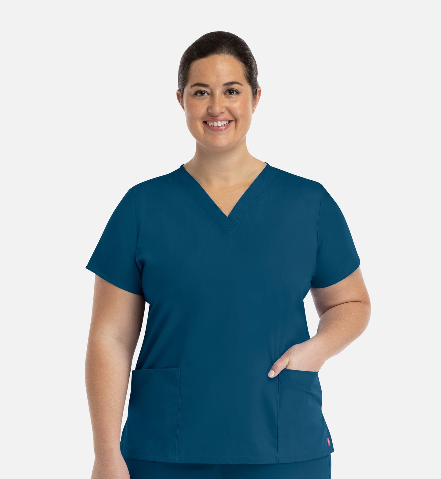 Redpanda 1716 Women's V-Neck Top Caribbean Blue