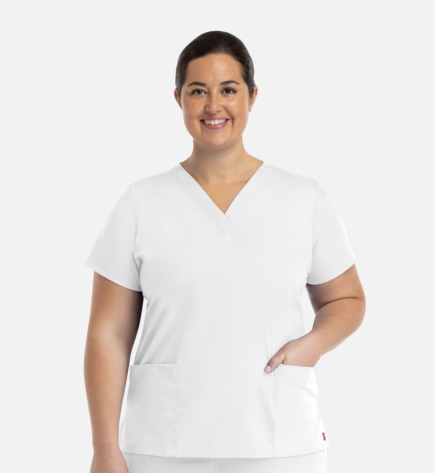 Redpanda 1716 Women's V-Neck Top White