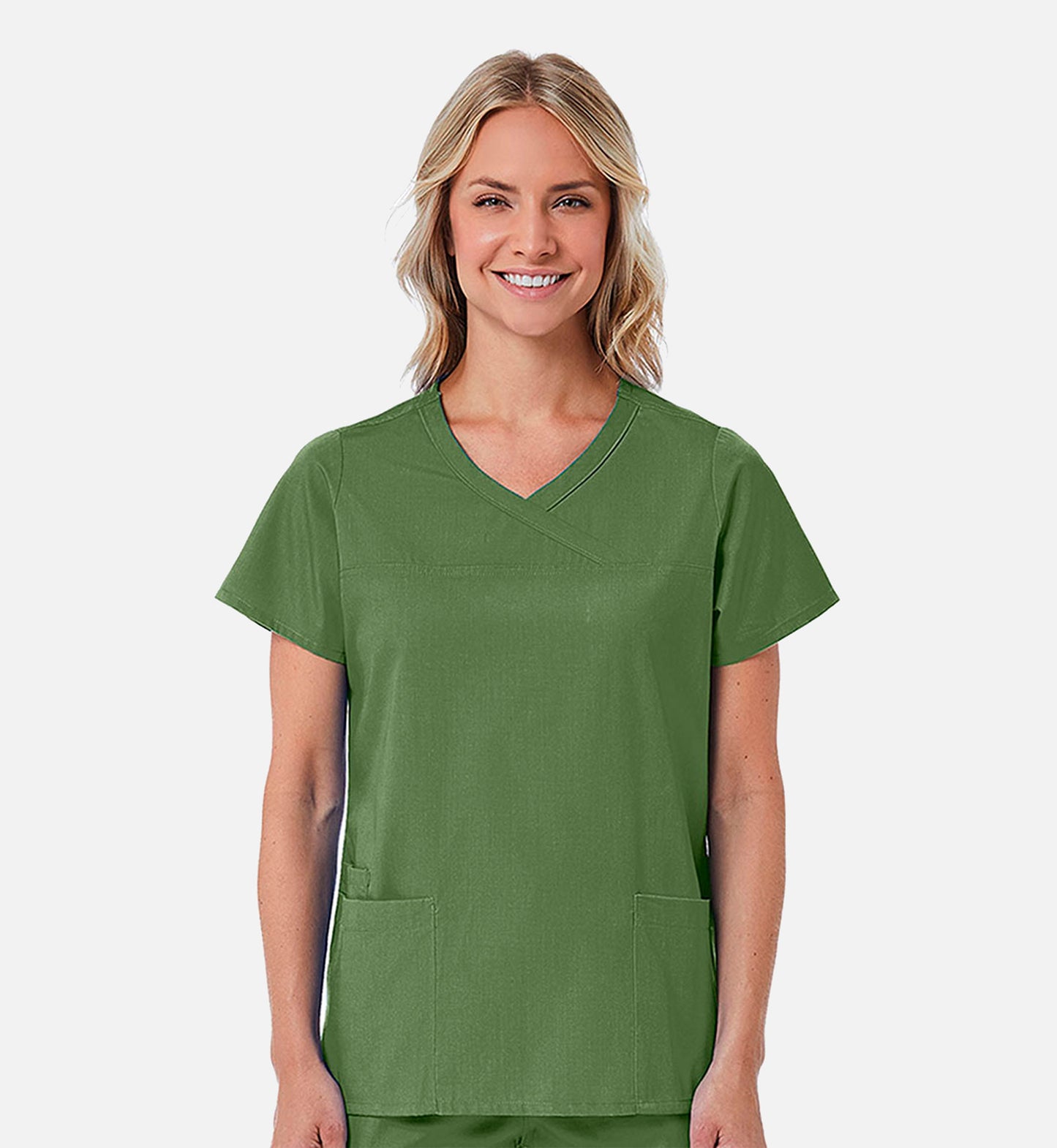 Redpanda 1726 Women's Mock Wrap Top Olive