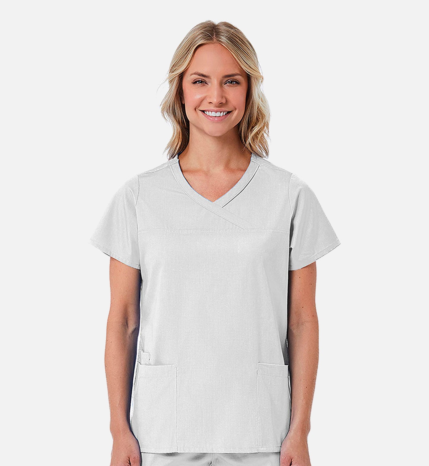 Redpanda 1726 Women's Mock Wrap Top White