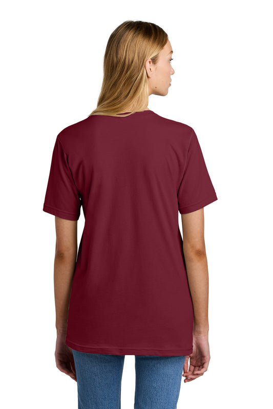 American Apparel Fine Jersey Unisex T-Shirt 2001 Cranberry