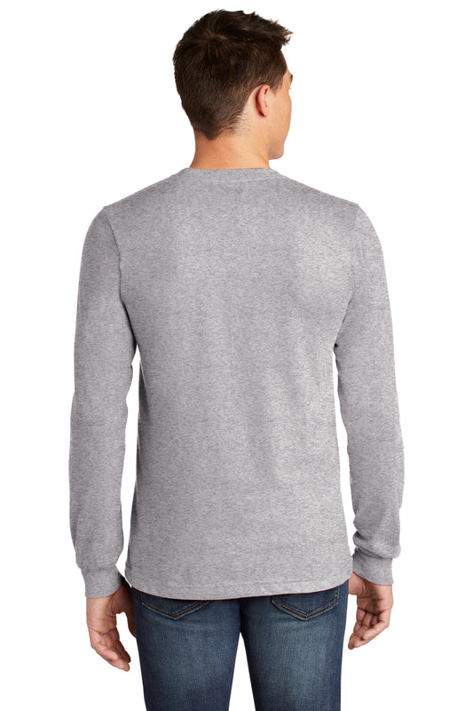 American Apparel Fine Jersey Unisex Long Sleeve T-Shirt 2007 Heather Grey