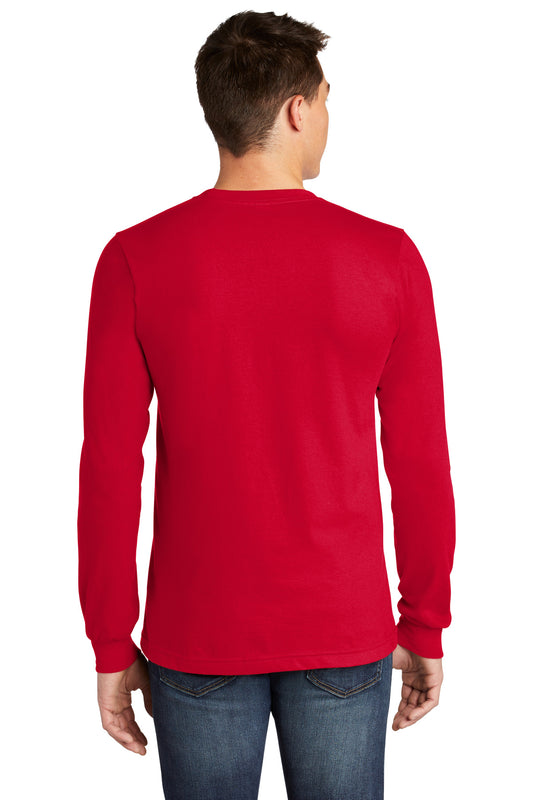 American Apparel Fine Jersey Unisex Long Sleeve T-Shirt 2007 Red