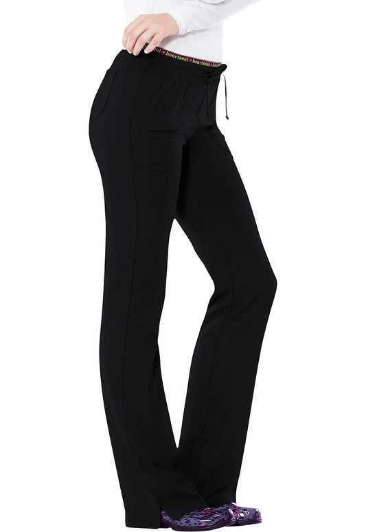 Break on Through 20110 Low Rise Drawstring Pants Black
