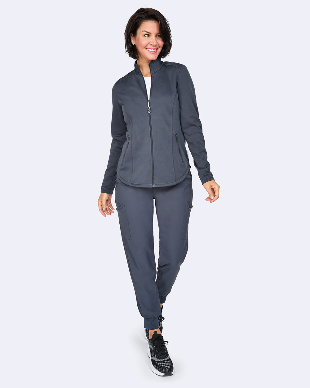 Ava Therese 2023 Megan Bonded Fleece Jacket Pewter