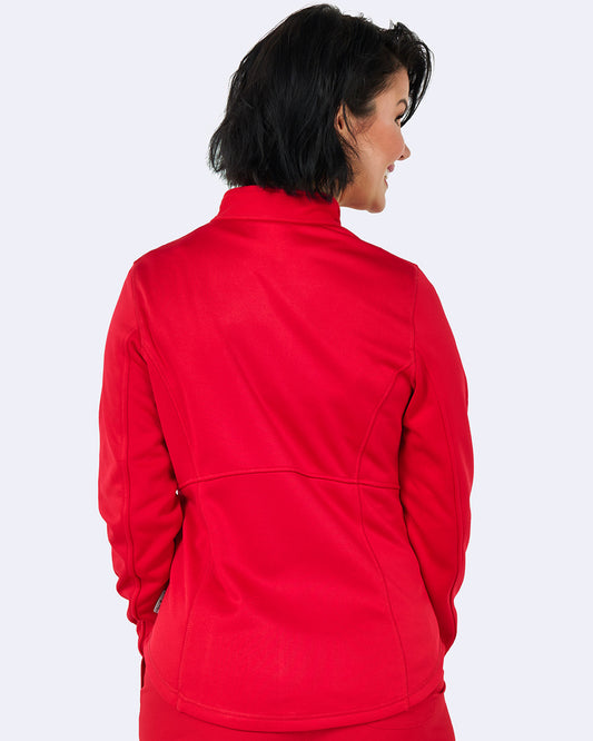 Ava Therese 2023 Megan Bonded Fleece Jacket Red