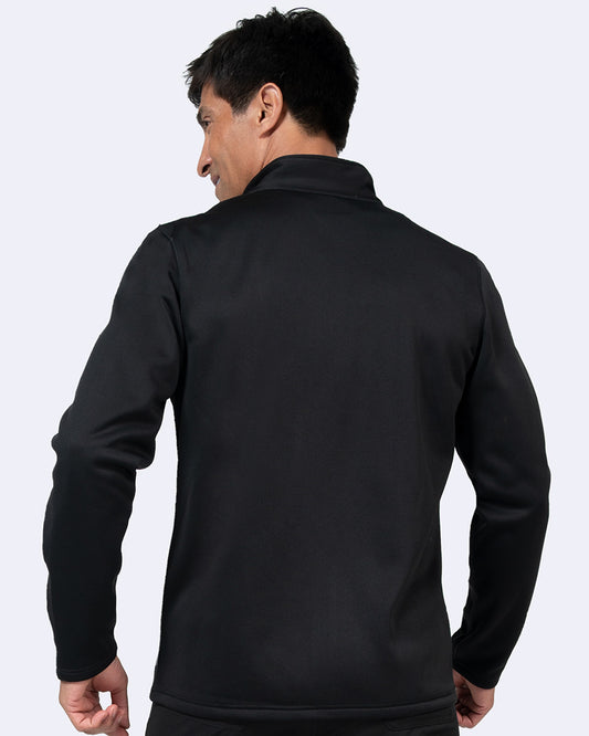 Zavate 2036 Brandon Bonded Fleece Jacket Black
