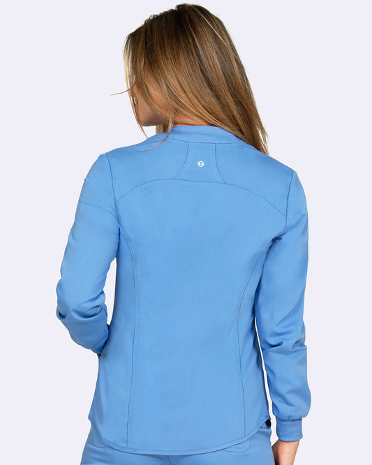 Zoe Alexandra 2040 Midtown Warm-Up Jacket Ciel