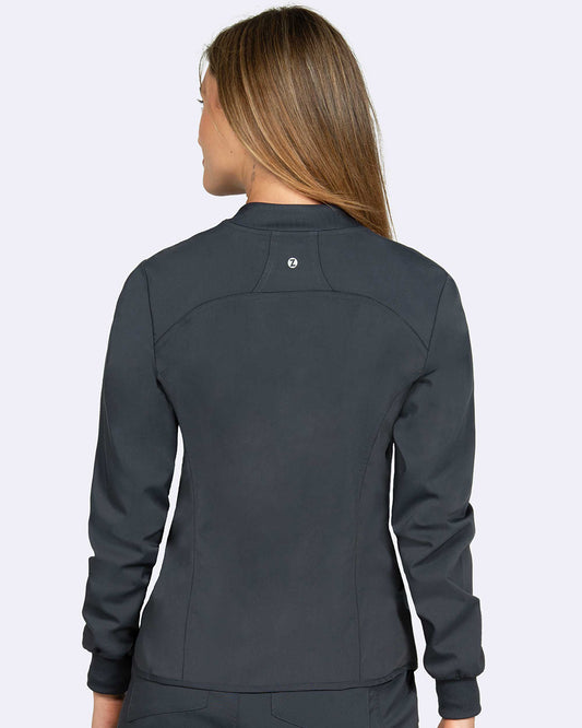 Zoe Alexandra 2040 Midtown Warm-Up Jacket Pewter