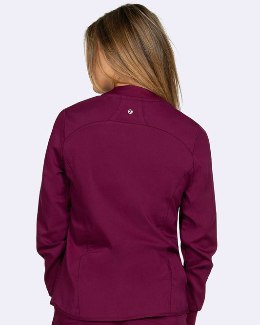 Zoe Alexandra 2040 Midtown Warm-Up Jacket Wine