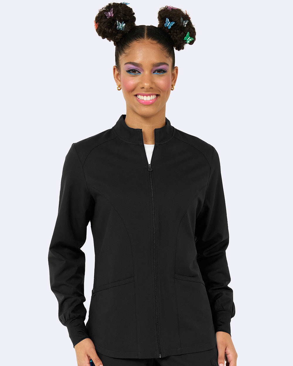 Studio 2056 Comfort Warm Up Jacket Black