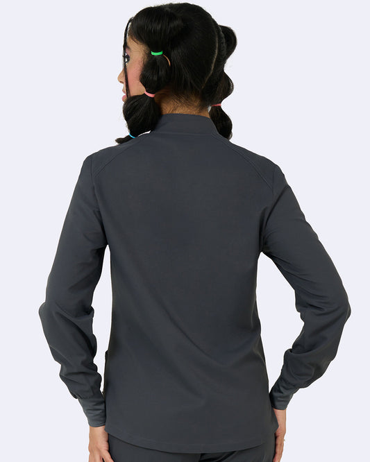 Studio 2056 Comfort Warm Up Jacket Pewter