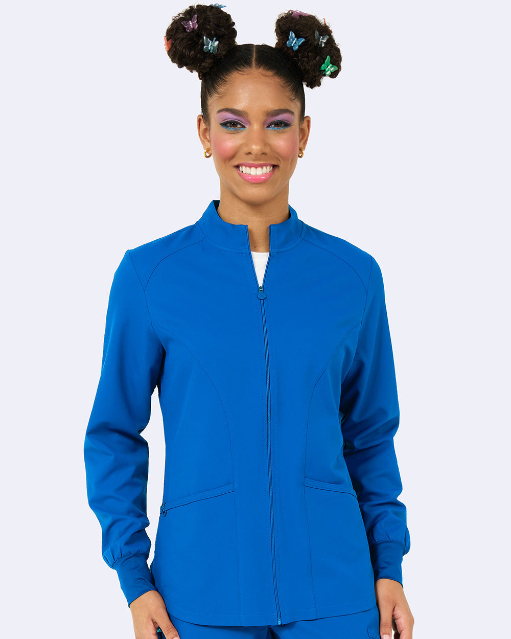 Studio 2056 Comfort Warm Up Jacket Royal