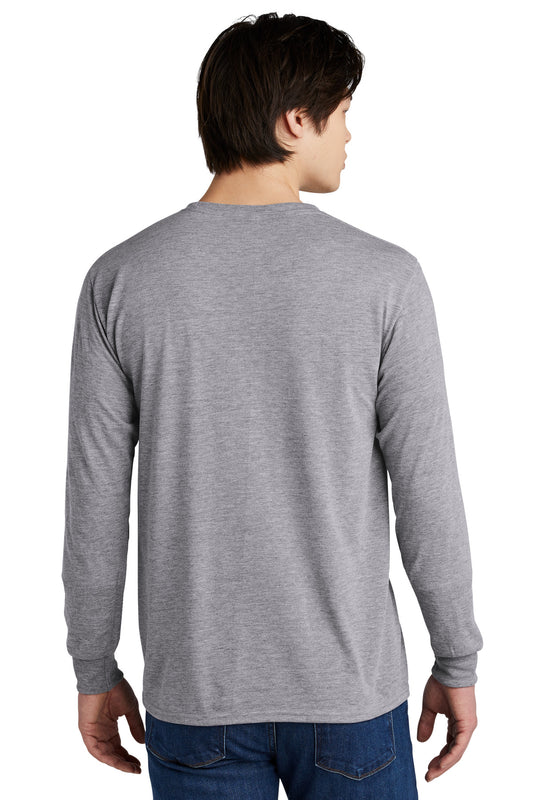 Jerzees Dri-Power 100% Polyester Long Sleeve T-Shirt 21LS Athletic Heather
