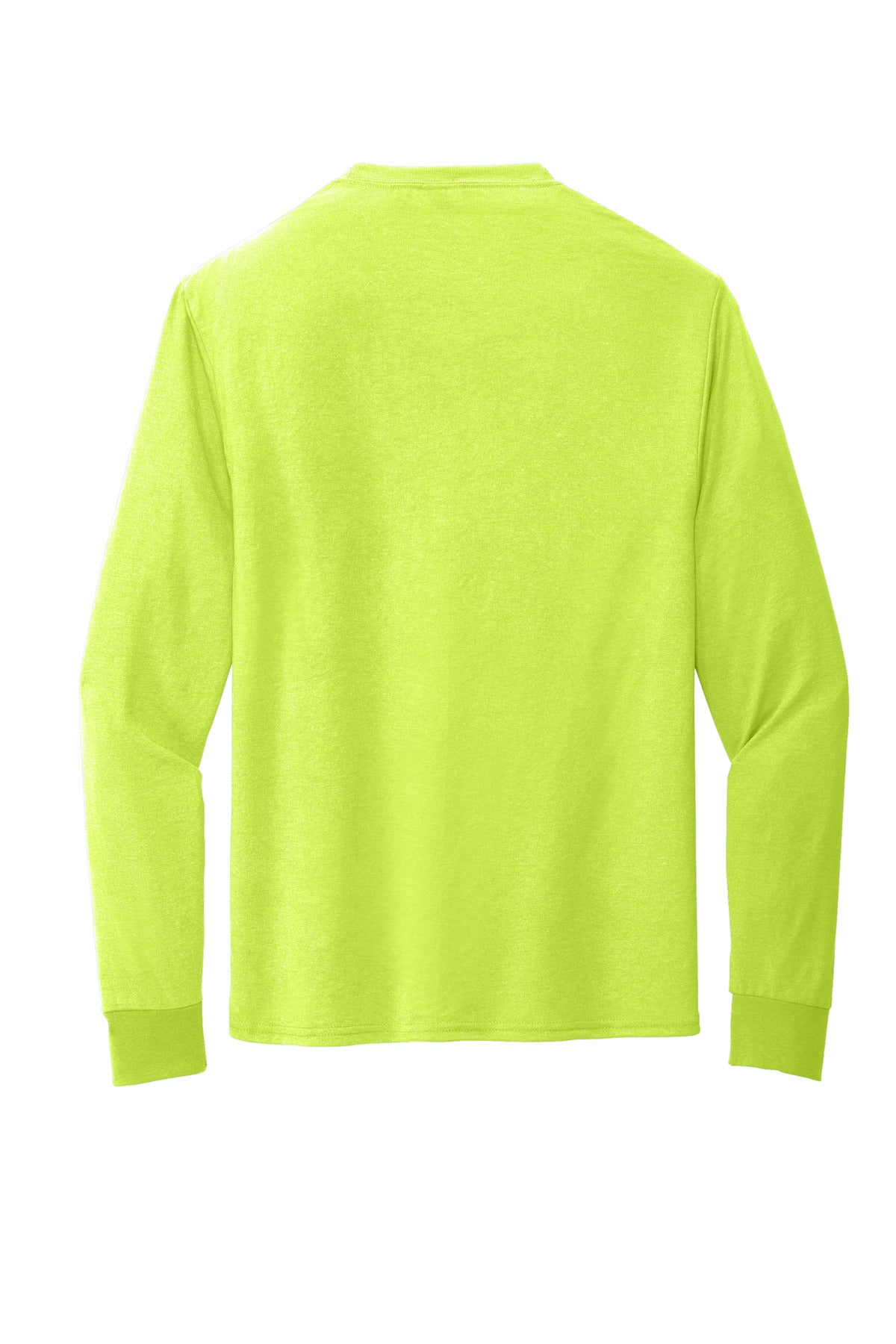 Jerzees Dri-Power 100% Polyester Long Sleeve T-Shirt 21LS Safety Green
