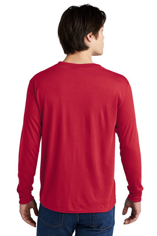 Jerzees Dri-Power 100% Polyester Long Sleeve T-Shirt 21LS True Red