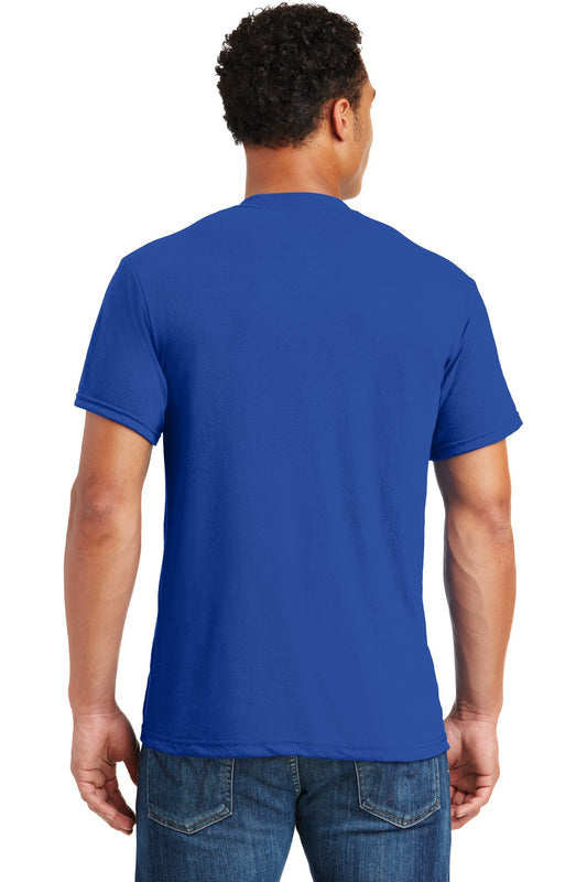 Jerzees Dri-Power 100% Polyester T-Shirt. 21M Royal