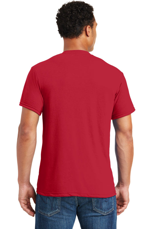 Jerzees Dri-Power 100% Polyester T-Shirt. 21M True Red