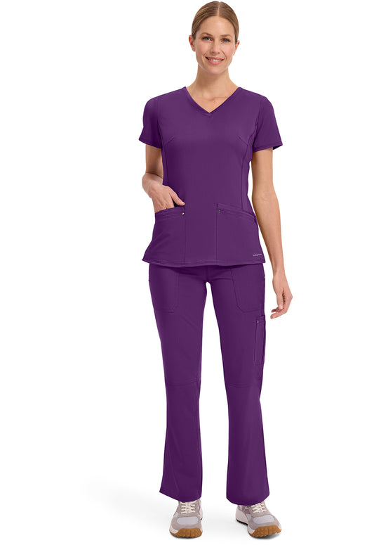 Purple Label 2245 Women's Juliet Scrub Top Eggplant
