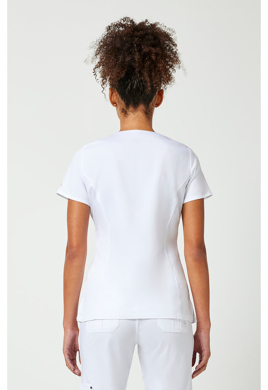 Purple Label 2278 Women's Jasmin Scrub Top White