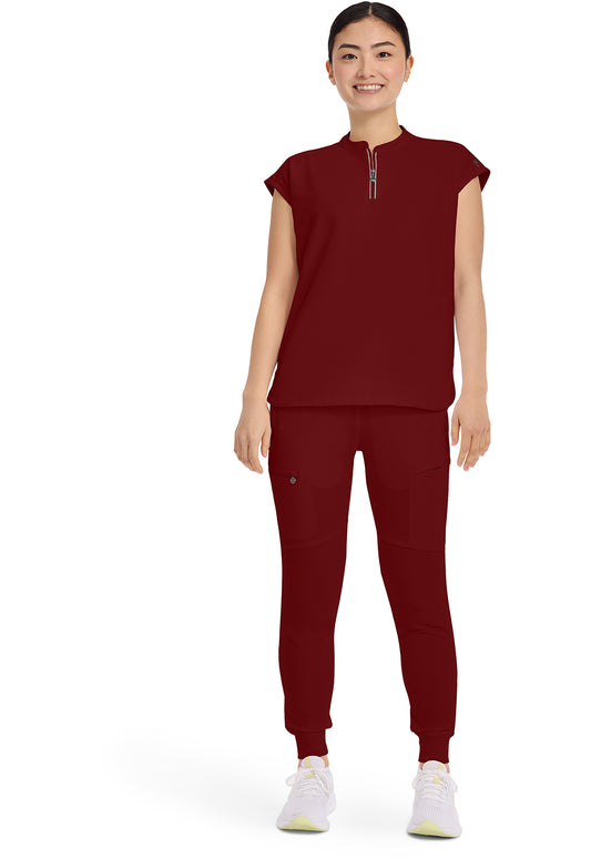 HH 360 2286 Women's Sandy Scrub Top Garnet Red