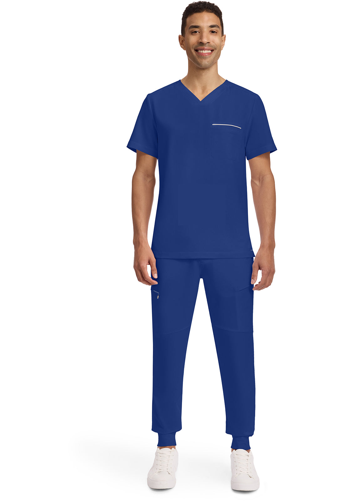 HH360 2381 Men's Spencer Scrub Top Galaxy Blue