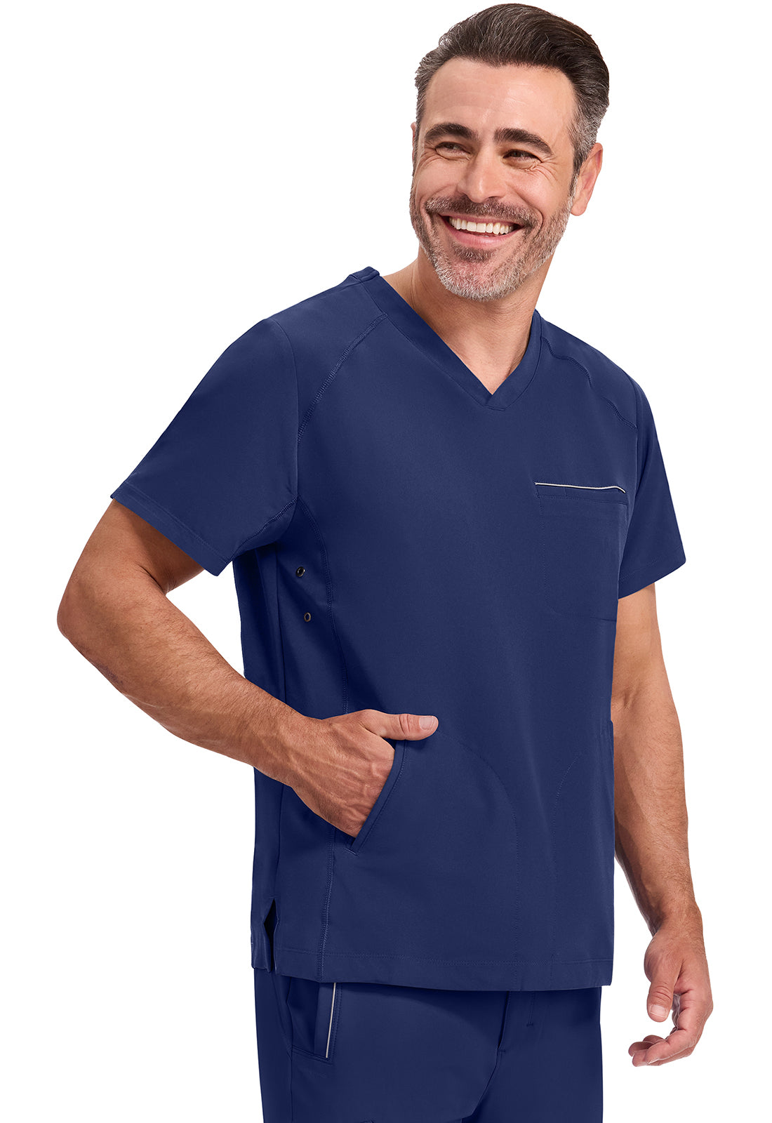 HH 360 2382 Men's Steven Scrub Top Navy